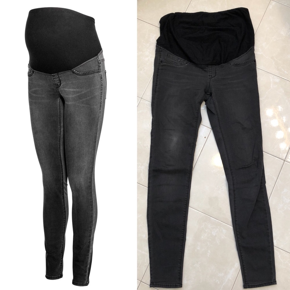 H&M Mama Skinny Gray Maternity Jeans